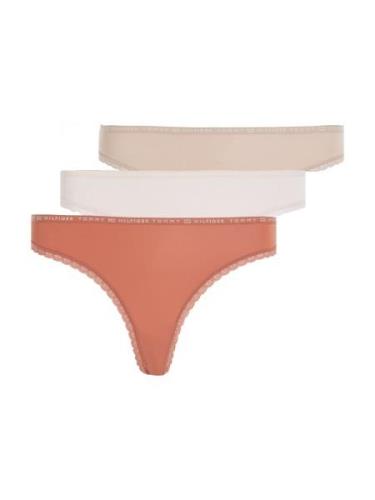 Tommy Hilfiger Underwear Slip 3P THONG met verfijnd kanten randje onde...