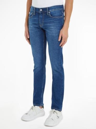 NU 20% KORTING: Calvin Klein Slim fit jeans SLIM 5-pocket stijl