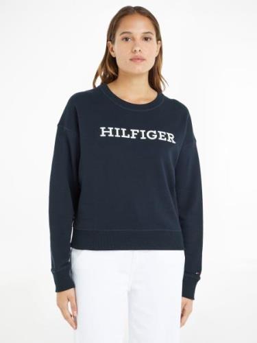 Tommy Hilfiger Sweatshirt REG MONOTYPE EMB SWEATSHIRT met opvallend ge...