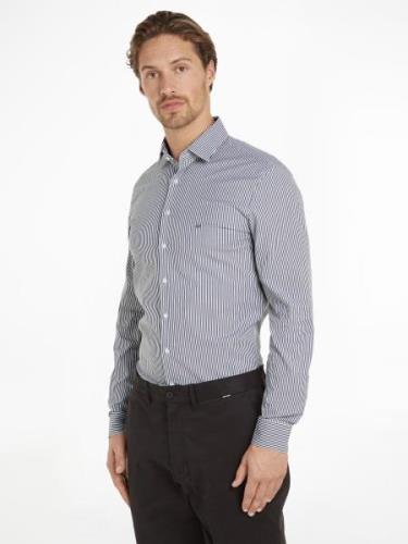 NU 20% KORTING: Calvin Klein Overhemd met lange mouwen POPLIN STRIPE S...