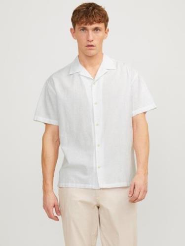 Jack & Jones Overhemd met korte mouwen JJESUMMER RESORT LINEN BLEND SH...