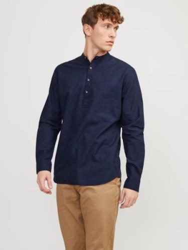 Jack & Jones Overhemd met lange mouwen JJESUMMER TUNIC LINEN BLEND SHI...