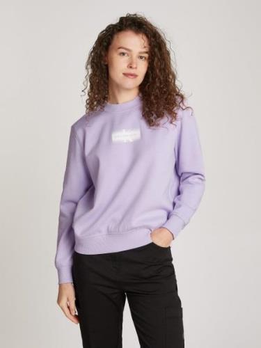 NU 20% KORTING: Calvin Klein Sweatshirt OUTLINED CK REGULAR CN