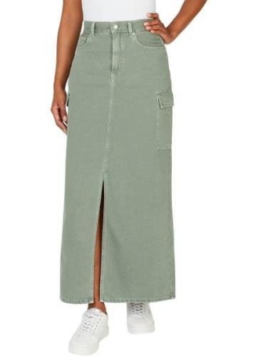 Pepe Jeans rok MAXI SKIRT HW CLR in trendy maxilengte