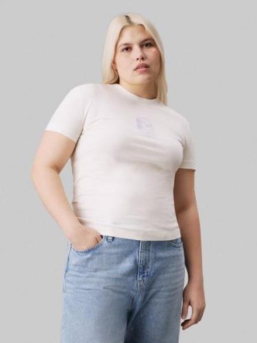 Calvin Klein Jeans Plus T-shirt PLUS DIFFUSED CK REGULAR TEE