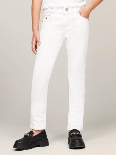 NU 20% KORTING: Tommy Hilfiger Slim fit jeans NORA WHITE Kinderen tot ...