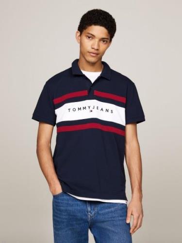 TOMMY JEANS Poloshirt TJM COLORBLOCK LINEAR POLO