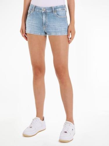 TOMMY JEANS Short HOT PANT BH0014 met licht gerafelde zoom