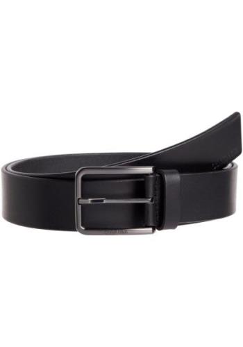 NU 20% KORTING: Calvin Klein Leren riem WARMTH 35MM met gestempeld log...