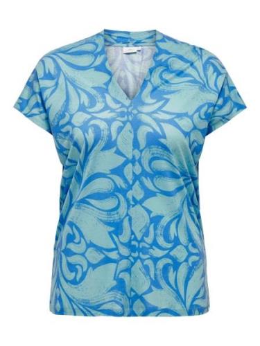 ONLY CARMAKOMA Shirt met korte mouwen CARTANJA LIFE IN-ONE V-NECK TOP ...