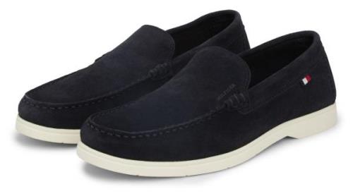 NU 20% KORTING: Tommy Hilfiger Instappers HILFIGER CASUAL SUEDE LOAFER