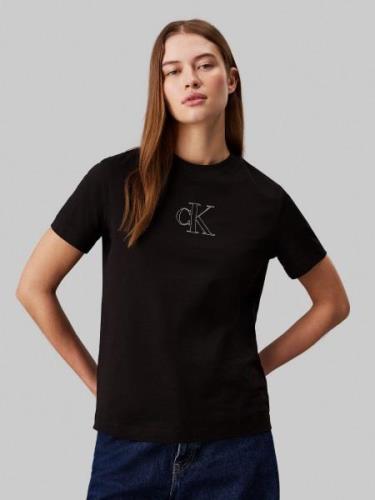 NU 20% KORTING: Calvin Klein T-shirt OUTLINED CK REGULAR TEE