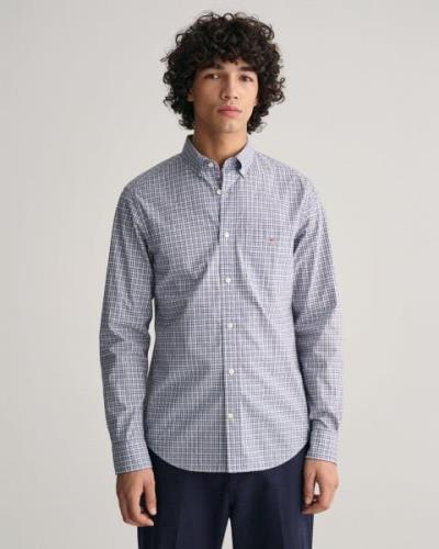 Gant Overhemd met lange mouwen REG POPLIN MICROCHECK SHIRT