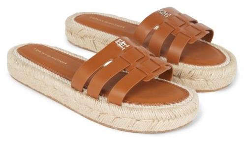 Tommy Hilfiger Slippers AUTHENTIC FLAT LTHR ESPADRILLE