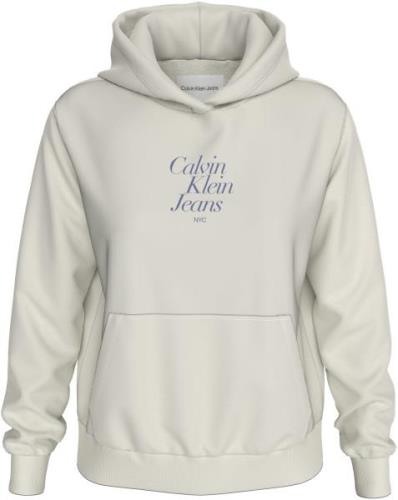 NU 20% KORTING: Calvin Klein Hoodie FONT GRAPHIC REGULAR HOODIE