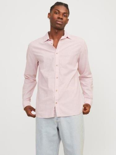 Jack & Jones Overhemd met lange mouwen JJESUMMER LINEN BLEND SHIRT LS ...