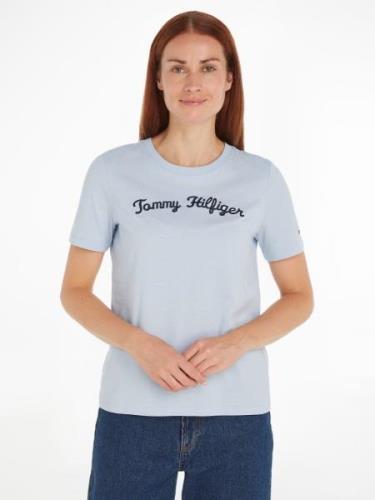 Tommy Hilfiger Shirt met korte mouwen REG SCRIPT C-NK SS met tommy hil...