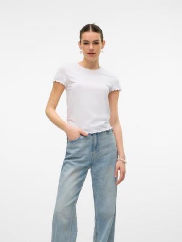 Vero Moda Shirt met korte mouwen VMBARBARA SS SHORT ONECK TOP JRS GA N...