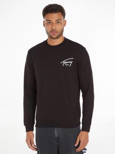 NU 20% KORTING: Tommy Jeans Plus Sweater TJM REG ENTRY GRAPHIC CREW EX...