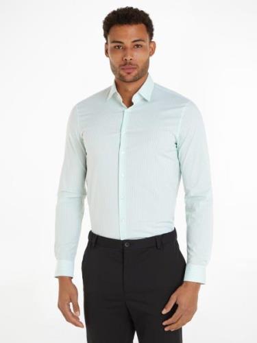 Calvin Klein Overhemd met lange mouwen POPLIN STRIPE SLIM SHIRT