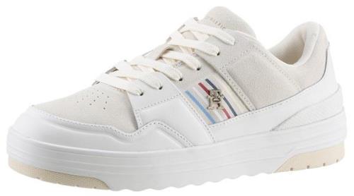 Tommy Hilfiger Plateausneakers SUEDE STRIPES BASKET LO