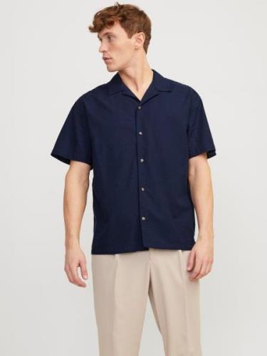 Jack & Jones Overhemd met korte mouwen JJESUMMER RESORT LINEN BLEND SH...