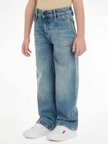 Calvin Klein Regular fit jeans SKATER VISUAL BLUE CF voor kinderen tot...