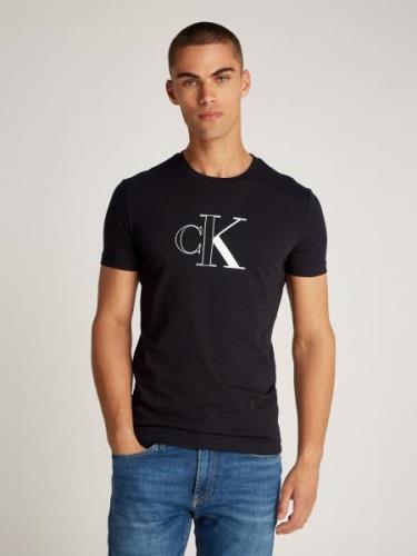 NU 20% KORTING: Calvin Klein T-shirt OUTLINE MONOLOGO TEE