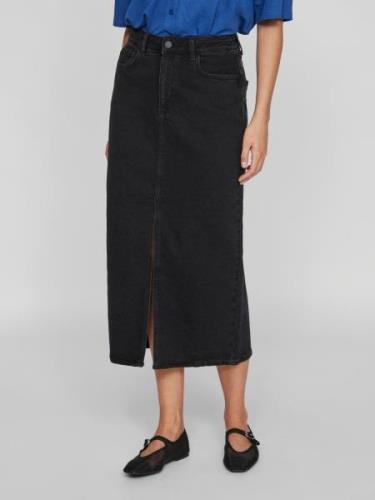 Vila Jeans rok VIJAF HW MIDI DENIM SKIRT-NOOS