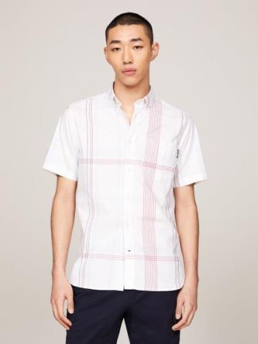 Tommy Hilfiger Overhemd met korte mouwen RWB LINE CHECK RF SHIRT S/S