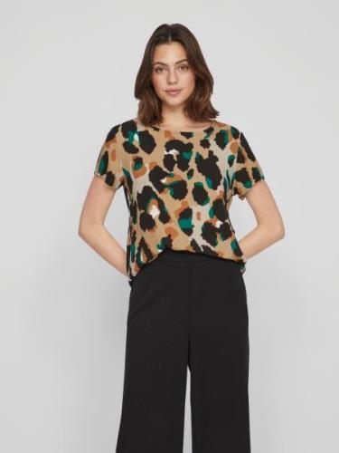 Vila Shirt met korte mouwen VIPAYA S/S TOP - NOOS