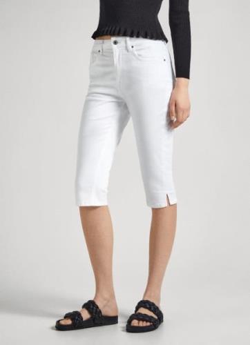 NU 20% KORTING: Pepe Jeans Capri jeans SKINNY CROP met kleine spleten