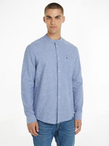 TOMMY JEANS Overhemd met lange mouwen TJM REG MAO LINEN BLEND SHIRT