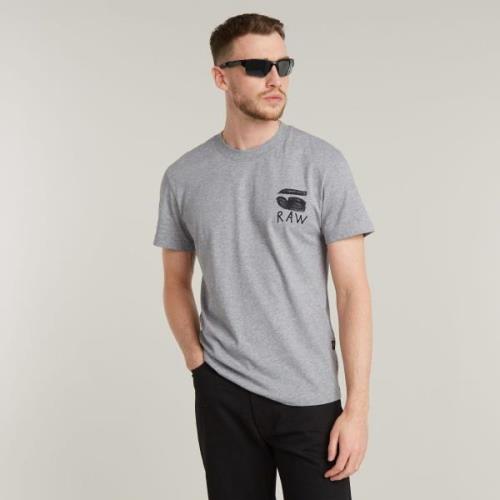 NU 20% KORTING: G-Star RAW T-shirt Burger rugprint t-shirt