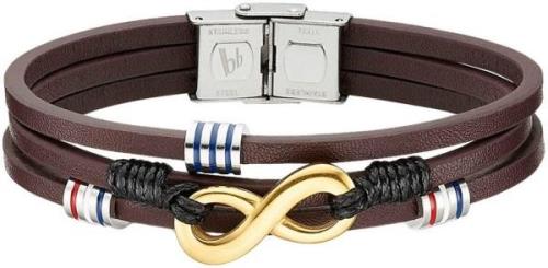 Bruno Banani Leren armband Sieraad cadeau armband infinity-oneindighei...