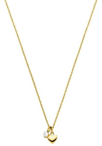 Purelei Ketting met hanger Sieraad cadeau hanger hart en solitair, 214...