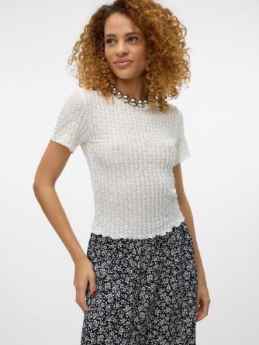 Vero Moda Shirt met korte mouwen VMSHELBY SS O-NECK SHORT TOP VMA NOOS...