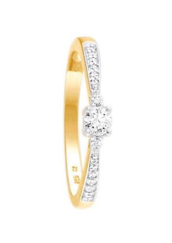 Firetti Solitaire ring Sieraad Geschenk Goud 333 Damesring Verlovingsr...