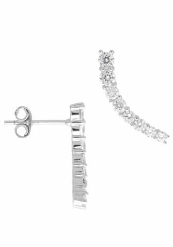 Firetti Oorstekers Sieraad cadeau zilver 925 oorbellen ear climber