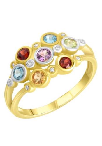 NU 20% KORTING: Firetti Ring Sieraad Geschenk, Multi Amethist, blauwe ...