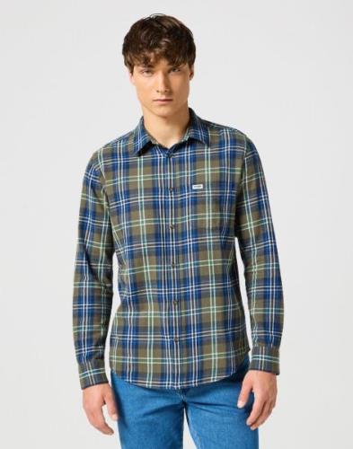 Wrangler Overhemd met lange mouwen 1 PKT SHIRT met geruit patroon