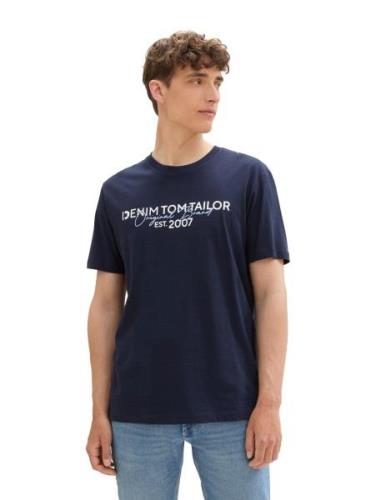 NU 20% KORTING: Tom Tailor Denim T-shirt met logoprint