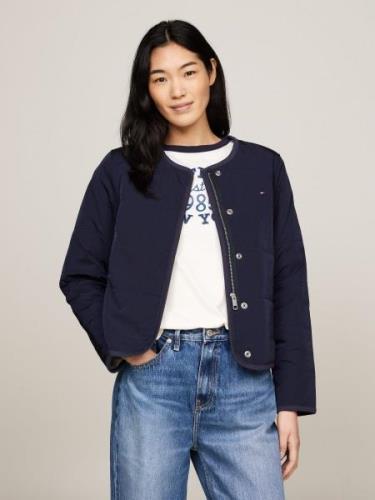 Tommy Hilfiger Gewatteerde jas JERSEY LINED JACKET met tommy jeans-mer...