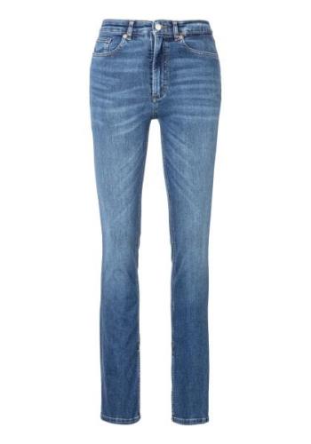 Boss Orange Slim fit jeans C_ROSA HR 2.0 met leren badge