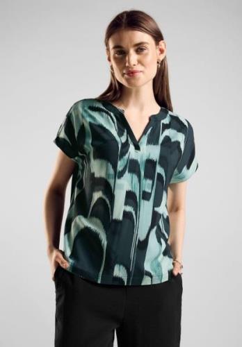 STREET ONE Gedessineerde blouse met grafisch patroon