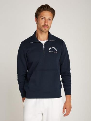 Tommy Hilfiger Sweatshirt ROUNDALL STAND COLLAR ZIP met staande kraag ...