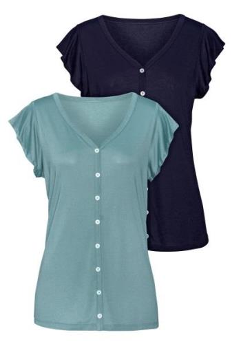 NU 20% KORTING: Vivance Shirt (set, 2-delig)