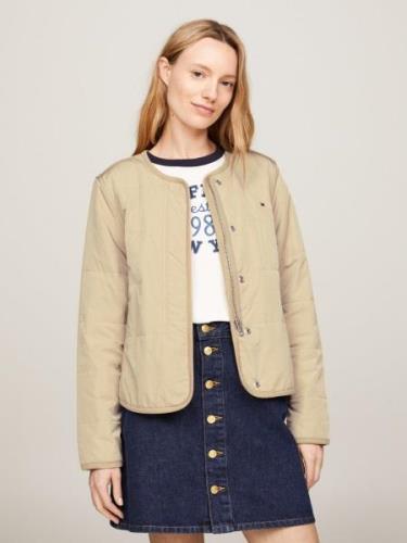 Tommy Hilfiger Gewatteerde jas JERSEY LINED JACKET met tommy jeans-mer...