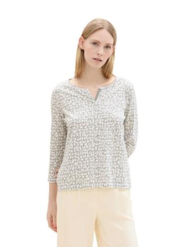 NU 20% KORTING: Tom Tailor Henleyshirt met print all-over