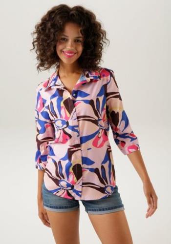 Aniston CASUAL Overhemdblouse met kleurrijke, grafische print